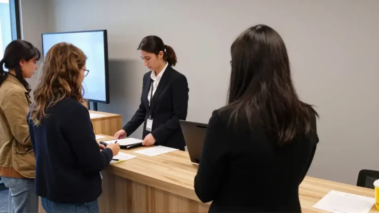 Hostessy na konferencję – recepcja, identyfikatory i opieka nad gośćmi